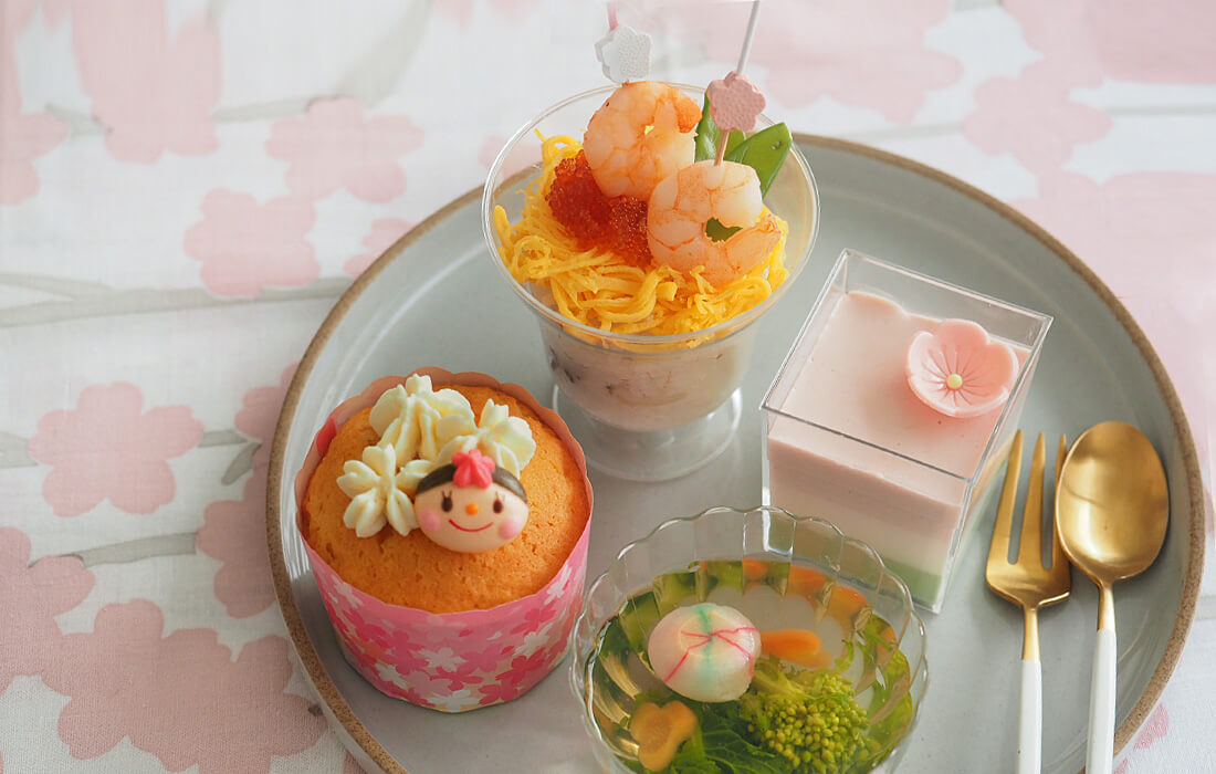 ひなまつりの食卓の写真
