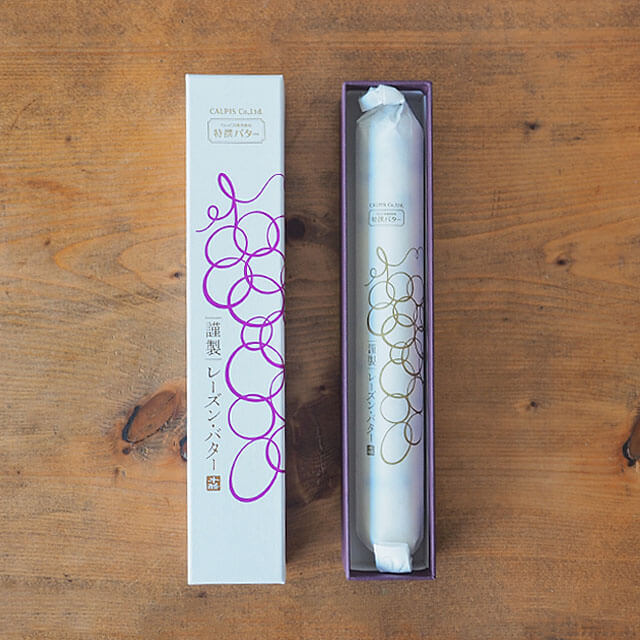 カルピス 特選バター 謹製レーズン・バター 120g