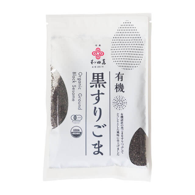 《和田萬》有機 黒すりごま【50g】