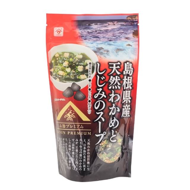 魚の屋 島根県産天然わかめとしじみのスープ 60g
