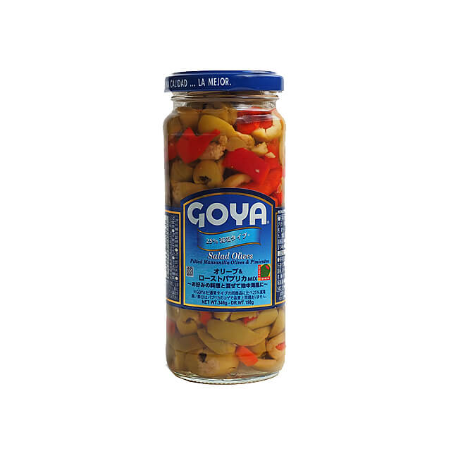 《GOYA》オリーブ＆ローストパプリカMIX（25%減塩タイプ）【346g】