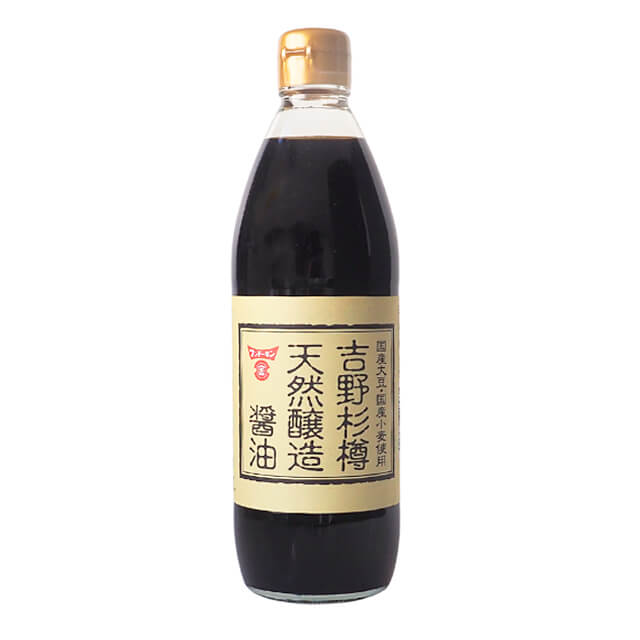 フンドーキン 吉野杉樽天然醸造醤油 500ml