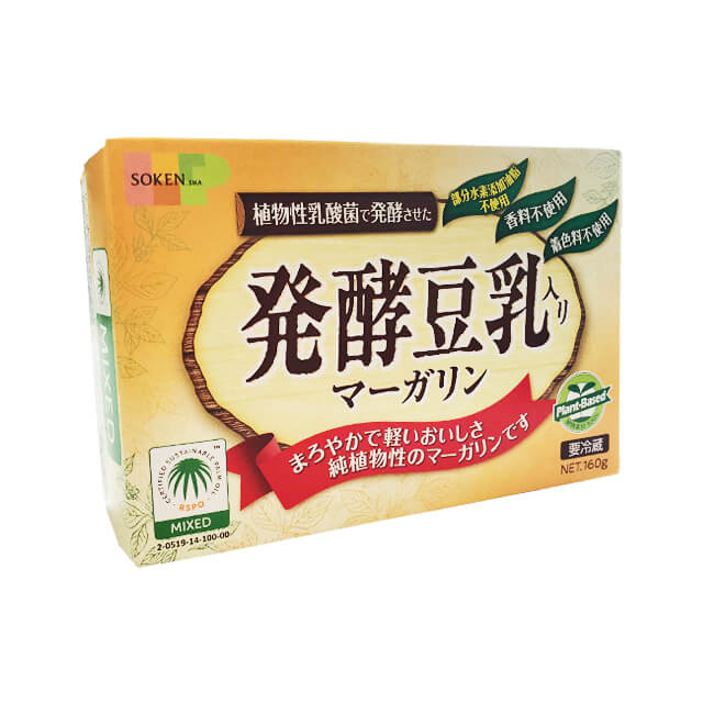 創健社 発酵豆乳入りマーガリン 160g プロフーズ オンラインストア