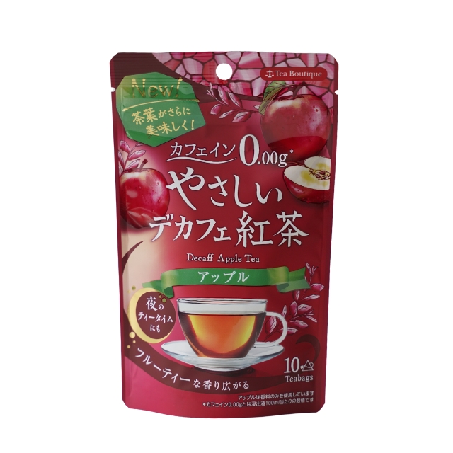 ティーブティック やさしいデカフェ紅茶（ピーチ）1.2g×10袋