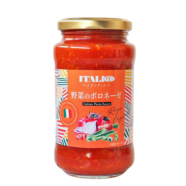 イタリアット パスタソース 野菜のボロネーゼ 400g