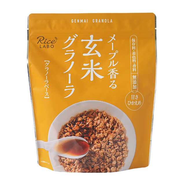 幸福米穀 玄米グラノーラ メープル 200g