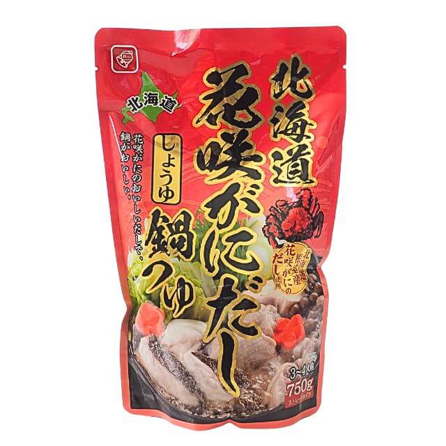 ベル食品 北海道花咲がにだし しょうゆ鍋つゆ 750g