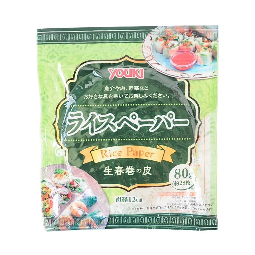 ユウキ食品 ライスペーパー（SS）直径12cm 80g（約28枚）