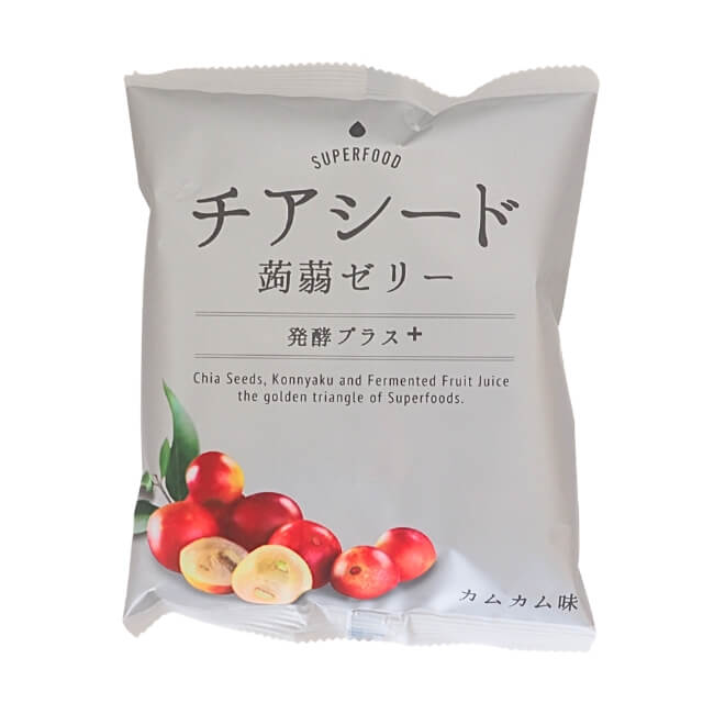 若翔 チアシード蒟蒻ゼリー発酵プラス カムカム味 10個入