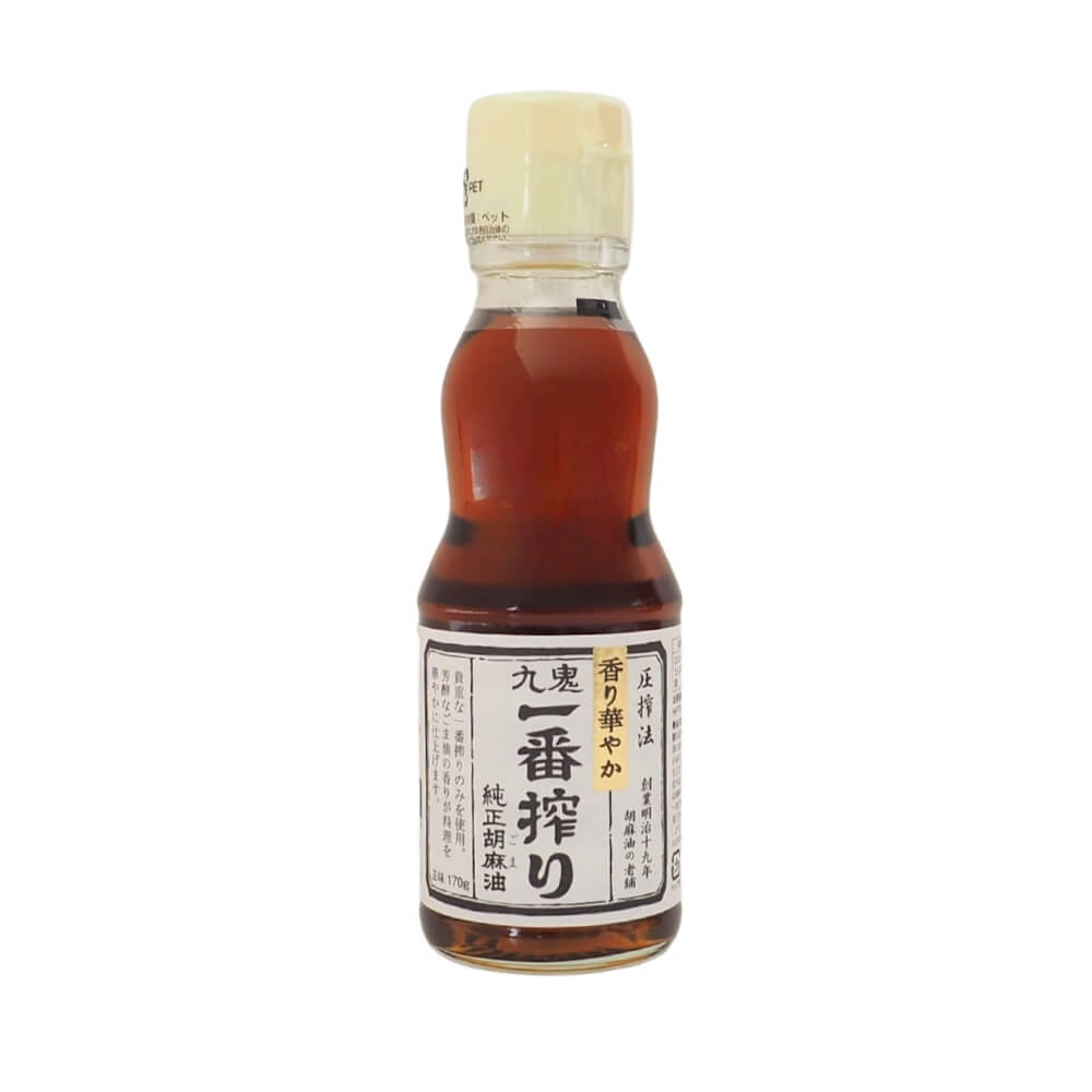 九鬼産業  一番搾り純正胡麻油   170g