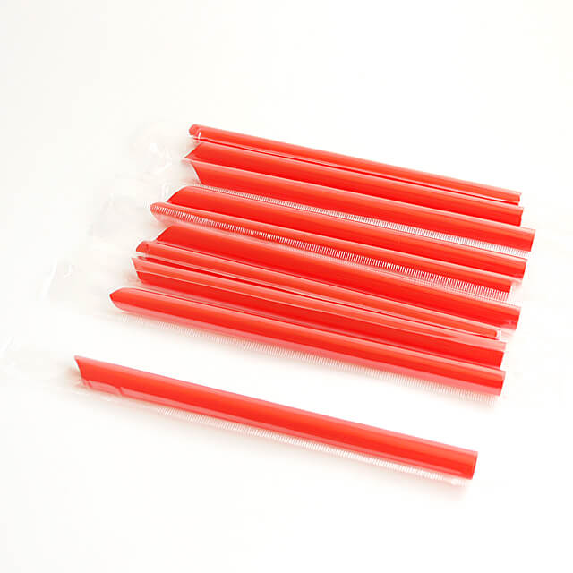 ストロー片先ストレート（赤） 10本｜プロフーズ オンラインストア