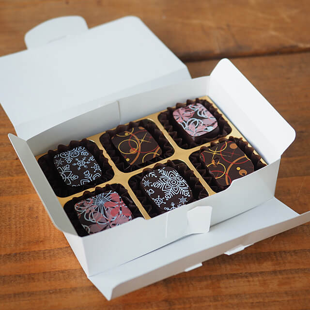 かねみつ インナートレーチョコレート 6個用（チェリー）48892 10個