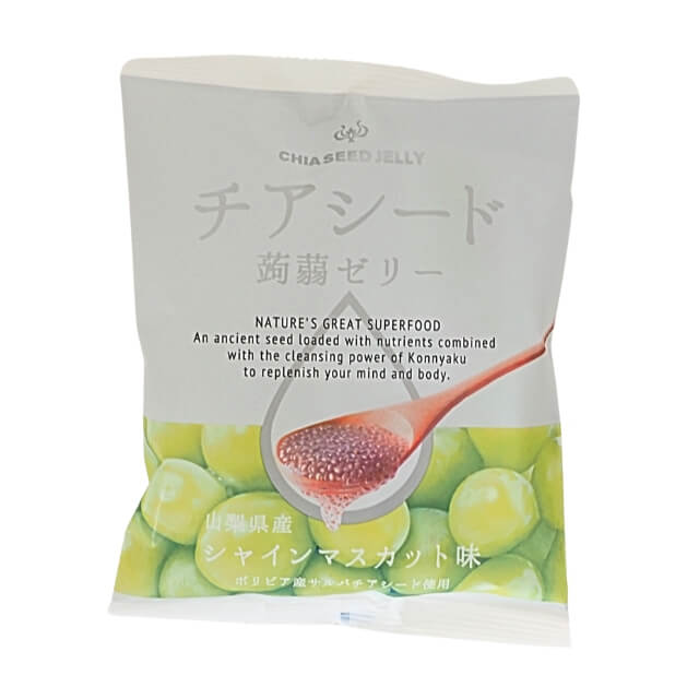 若翔 チアシード蒟蒻ゼリー シャインマスカット味 10個入