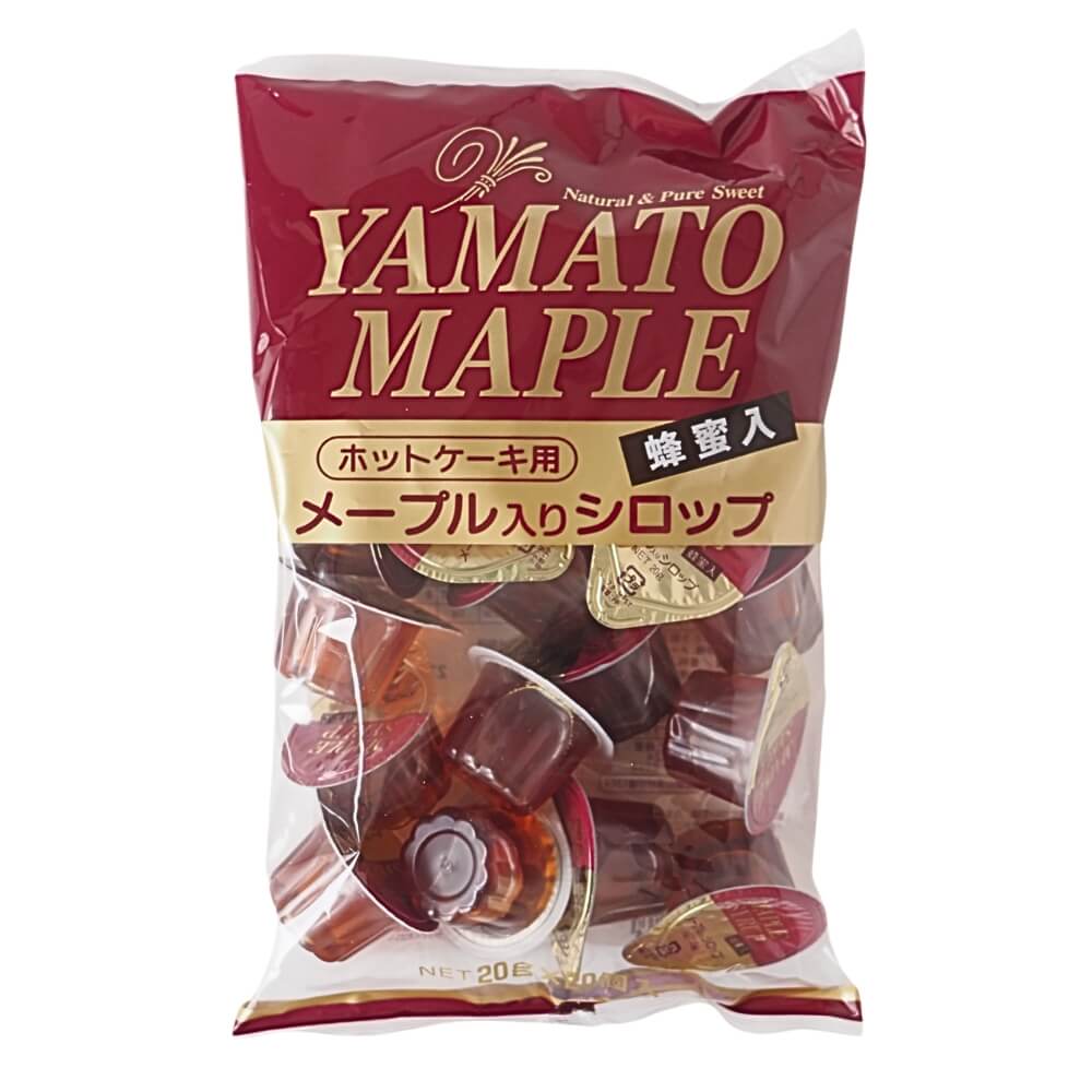 やまと蜂蜜 メープル入りシロップ 20g×20個