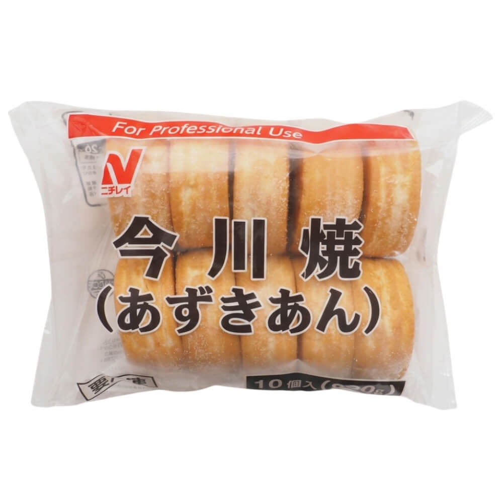 冷凍 ニチレイ 今川焼（あずきあん） 80g×10個