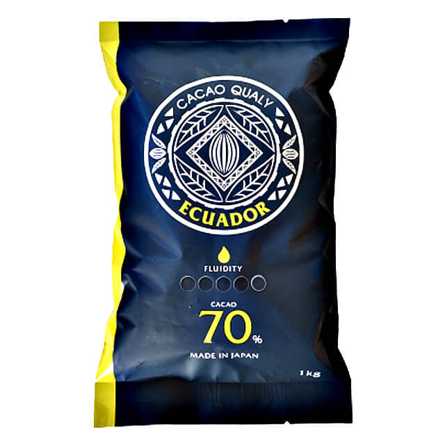 夏季冷蔵 不二製油 カカオクオリー エクアドル70% 1kg
