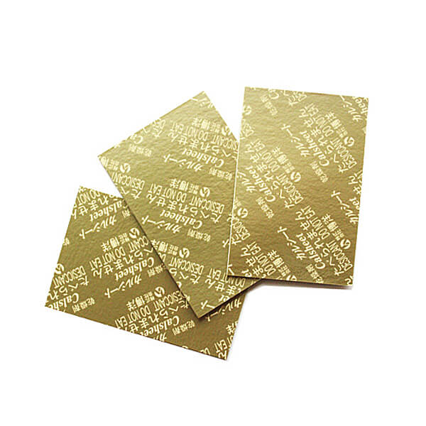 《博洋》乾燥剤カルシートゴールド（4×6cm）【200枚】