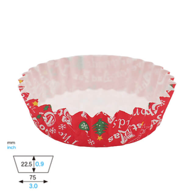 天満 XM772 ペットカップ(クリスマススター) 15枚