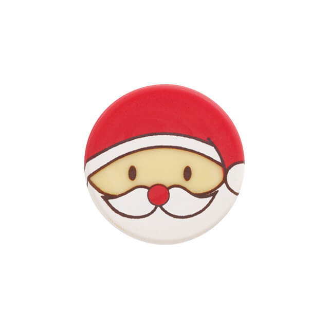 丸プレート マルーンサンタ（2476） 1個