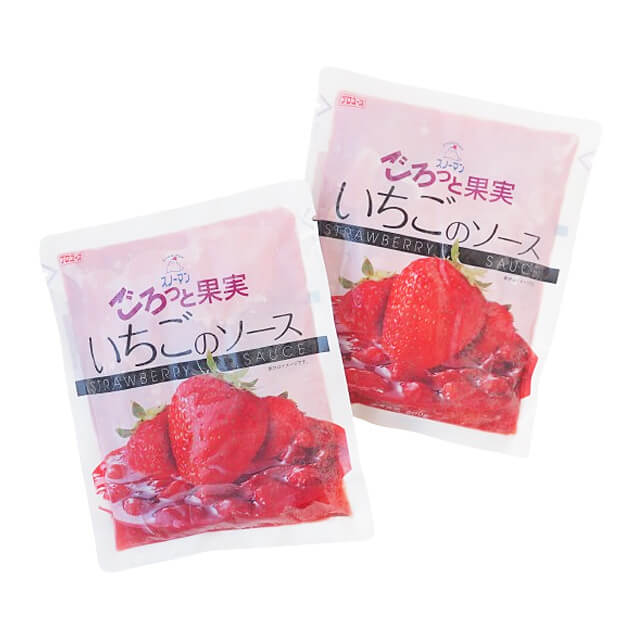 冷凍 スノーマン ごろっと果実いちごソース 200g×2袋｜プロフーズ