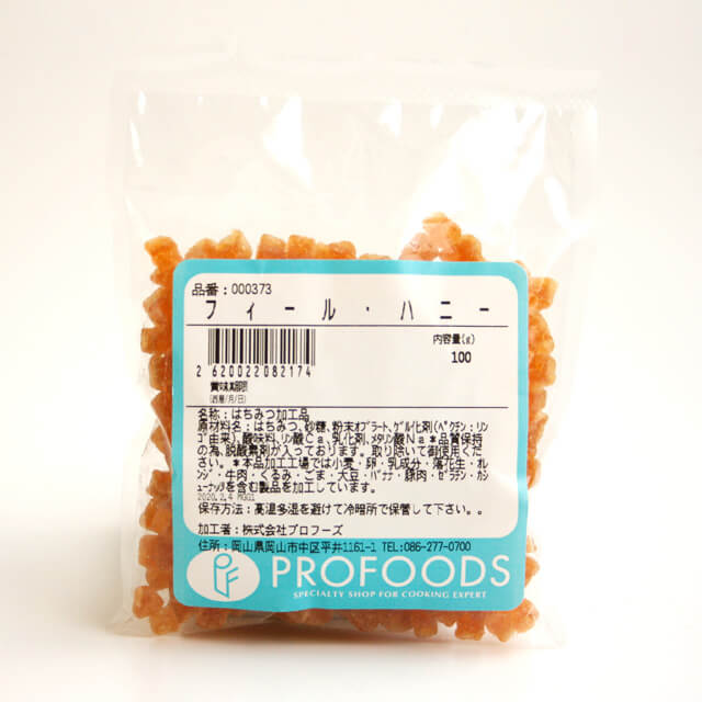 フィール ハニー 100g プロフーズ オンラインストア