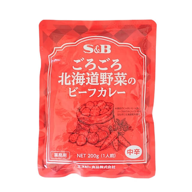 S&amp;B  ごろごろ北海道野菜のビーフカレー 200g