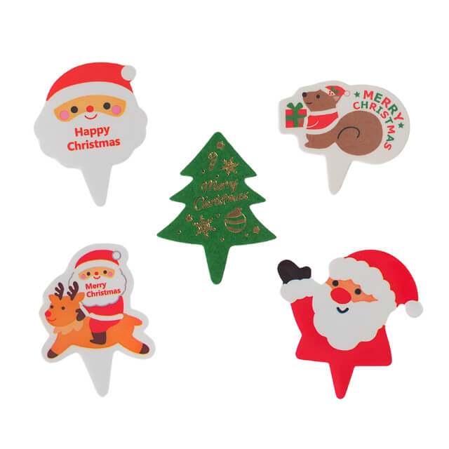 天満紙器 ケーキピックセット5種各2枚 10枚アソート