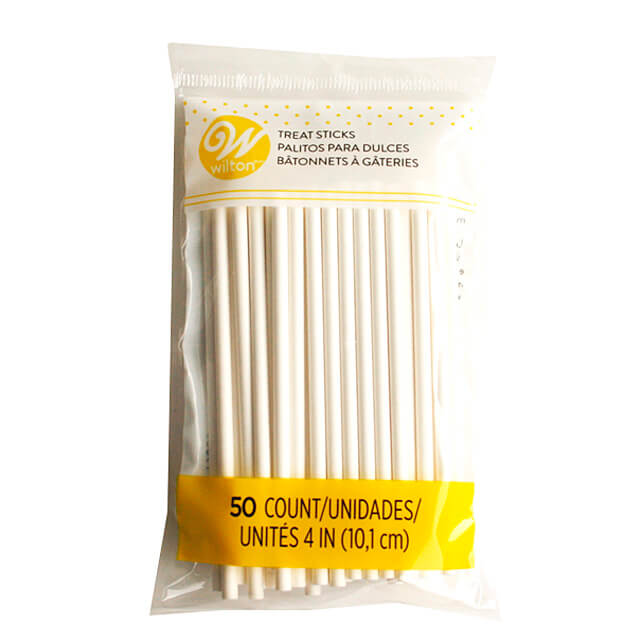 《ウィルトン》ロリポップスティック（長さ4インチ、約10.4cm）【50本】