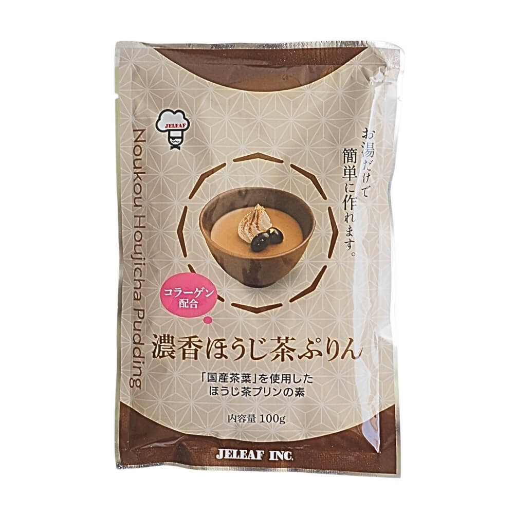 ジェリフ 濃香ほうじ茶ぷりん 100g