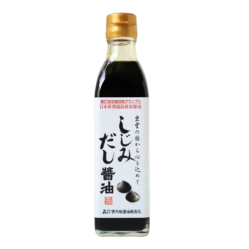 古代柱醤油 しじみだし醤油 300ml