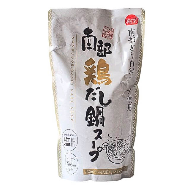 味の坊 南部鶏だし鍋スープ 750g