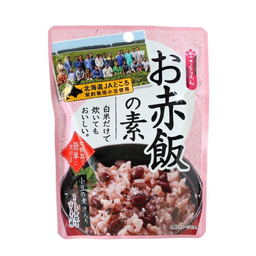 谷尾食糧 さくらあん JAところお赤飯の素 150g