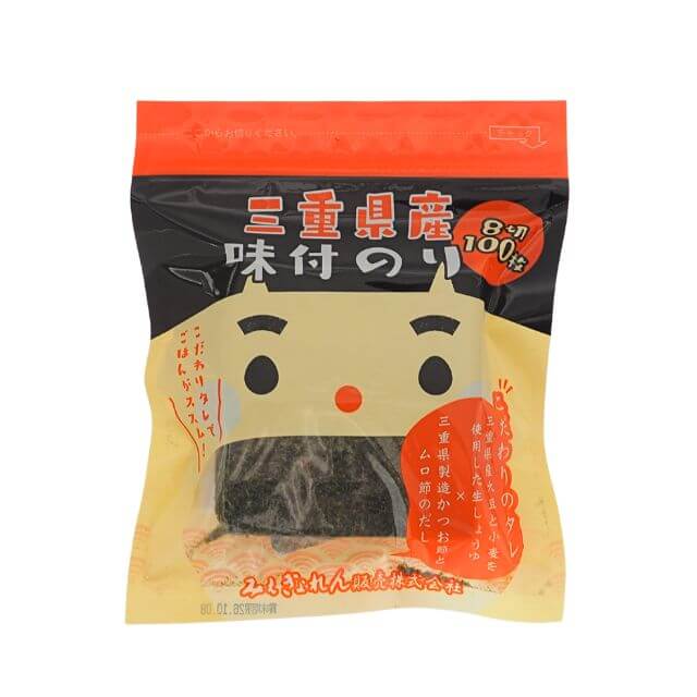 みえぎょれん販売 三重県産味付のり 8切100枚