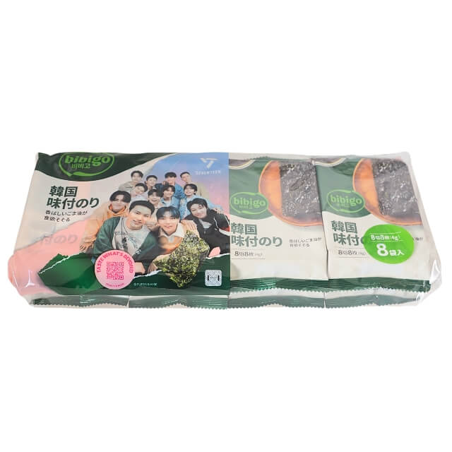 ビビゴ 韓国味付のり 8切8枚×8袋｜プロフーズ オンラインストア【公式