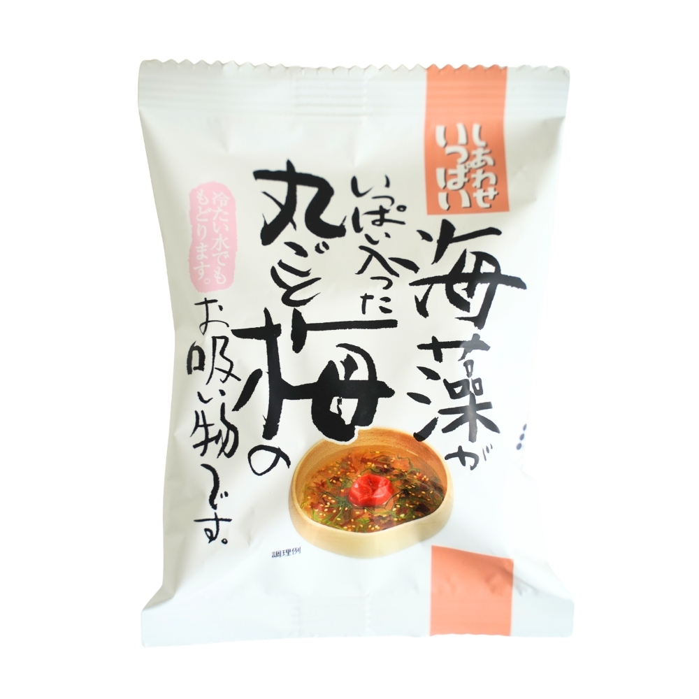 コスモス食品 海藻がいっぱい入った丸ごと梅のお吸い物 1食
