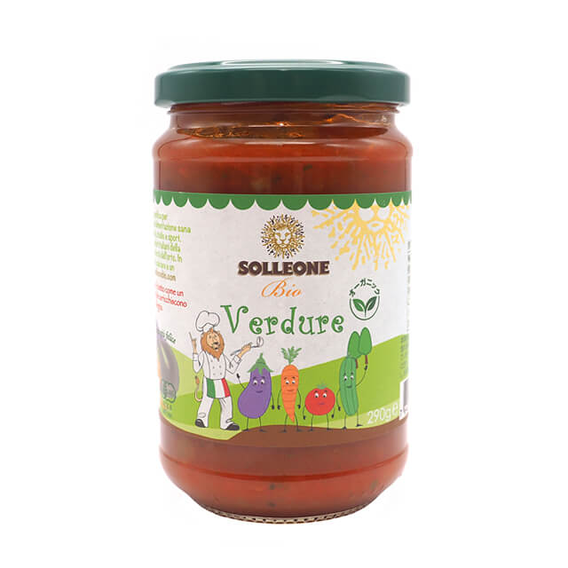 ソル レオーネビオ 野菜入りオーガニックパスタソース 290g プロフーズ オンラインストア