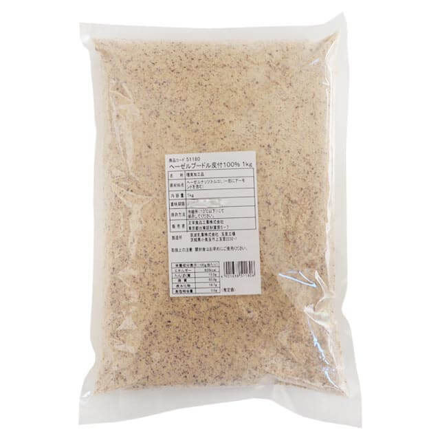 冷蔵 ヘーゼルプードル皮付100％ 1kg