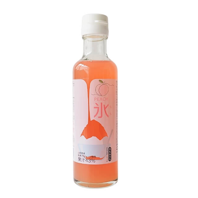 《中村商店》かき氷シロップ桃【200ml】