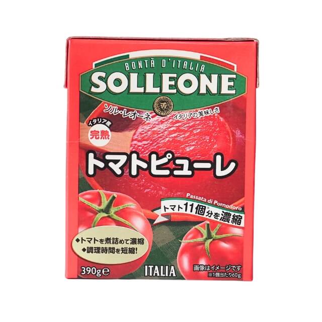 ソル・レオーネ トマトピューレ(紙パック) 390g