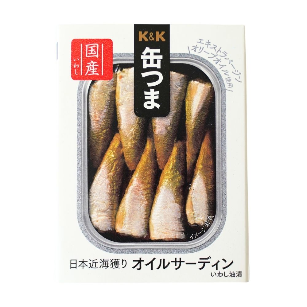 K＆K 缶つま 日本近海獲り オイルサーディン 105g