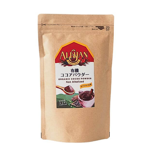 アリサン 有機ココアパウダー（非アルカリ処理） 150g