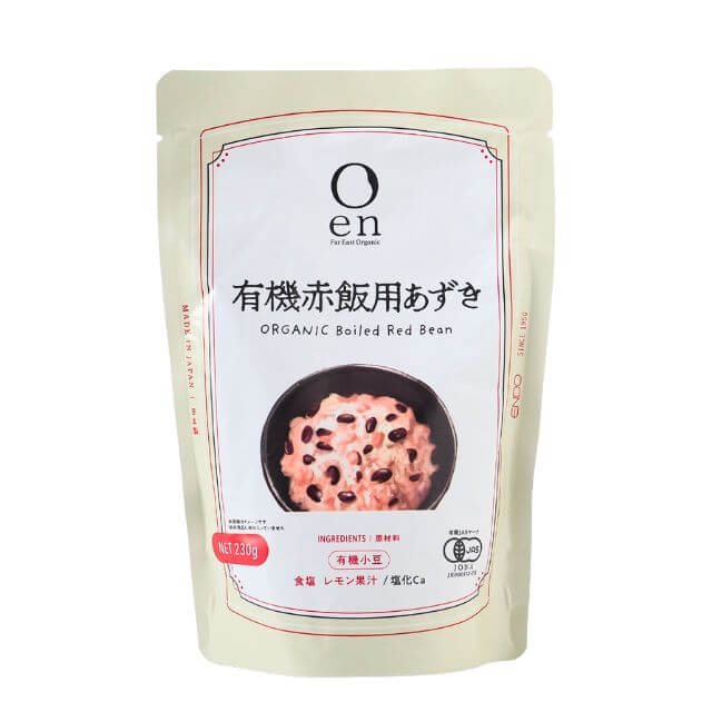 en 有機赤飯用あずき 230g
