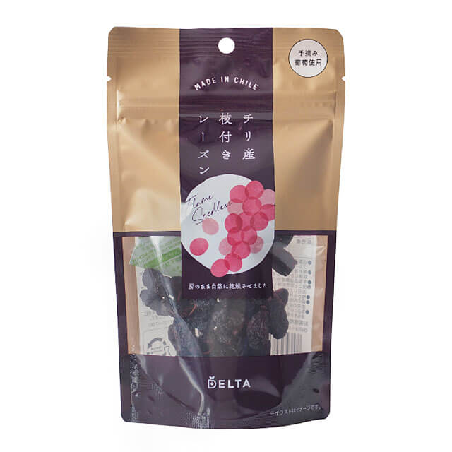 デルタ チリ産枝付きレーズン 60g