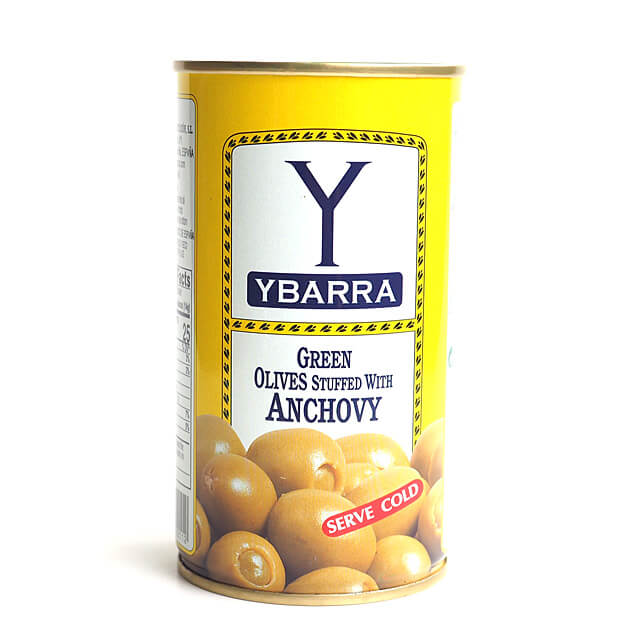 《YBARRA》オリーブ（アンチョビスタッフド）【350g】