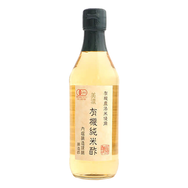 《内堀醸造》美濃 有機玄米酢 【360ml】