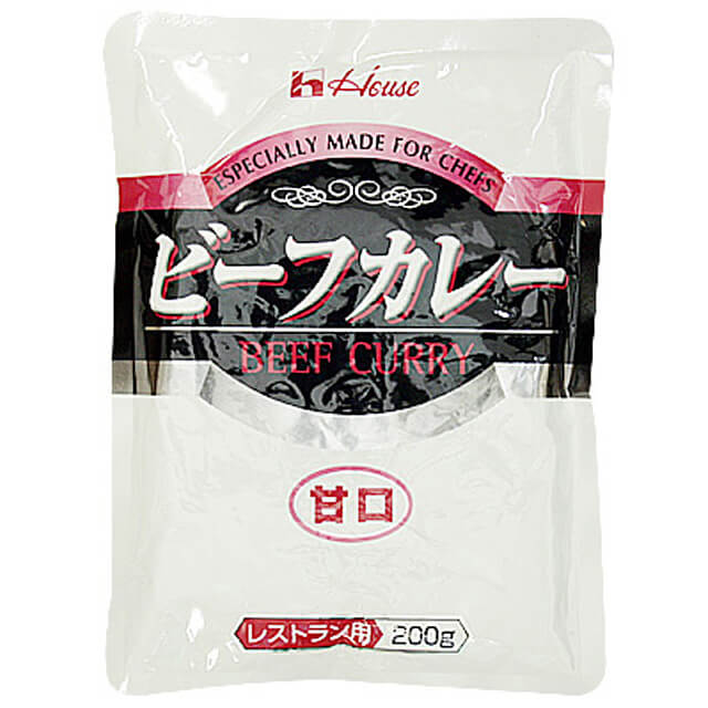 ハウス ビーフカレー甘口 200g｜プロフーズ オンラインストア【公式通販】