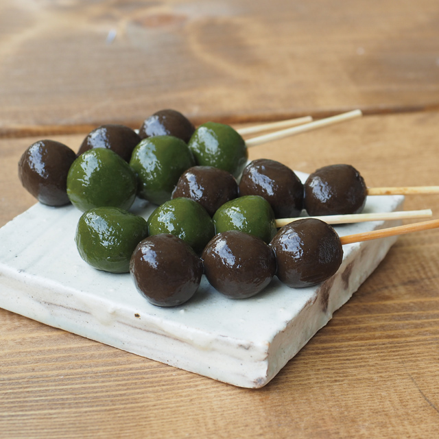 抹茶とほうじ茶の小さな串だんご プロフーズ オンラインストア