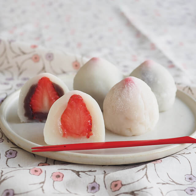 ミックス粉で作る簡単いちご大福