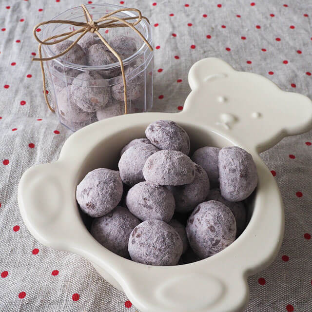 バレンタインレシピ_米粉のショコラブールドネージュの写真