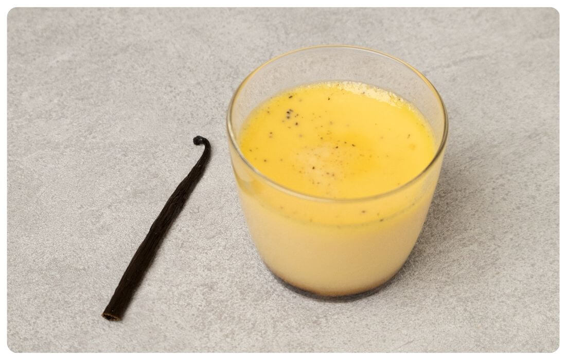 バニラとプリンの写真